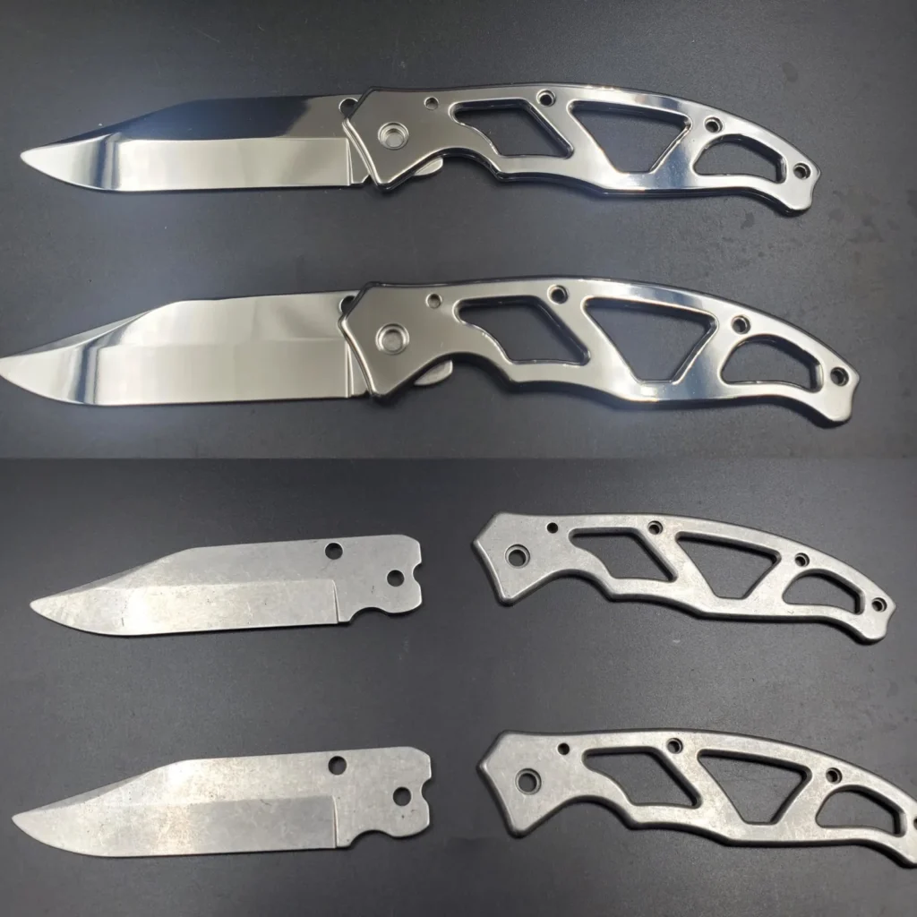 Polishing Process for Alloy Folding Knives | Mirror Finish for Durability and Style