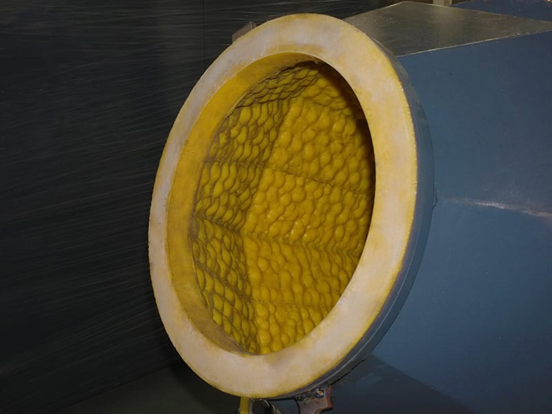A round bowl interior: one of the four machine types sold under the single name media tumbler