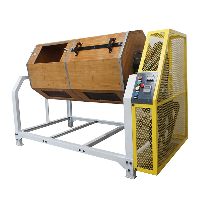 A dry barrel polishing machine: the process that needs no dryer because it leaves the part dry