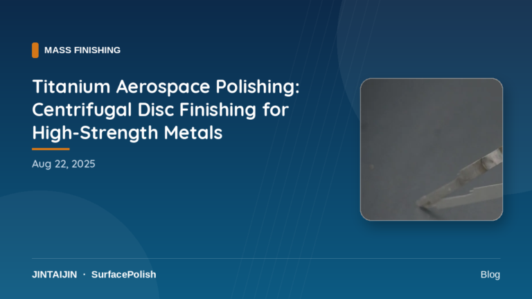 Titanium Aerospace Polishing: Centrifugal Disc Finishing for High-Strength Metals-surface-polish.com